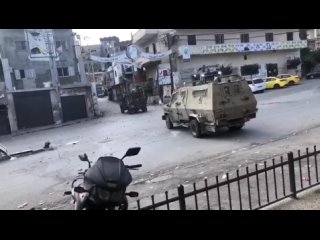 The jevvish zombie forces continue to storm Dheisheh camp amid confrontations with young men