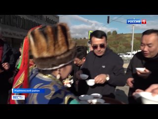 Республика Алтай встретила участников грузового автопробега «Китай - Монголия - Россия»