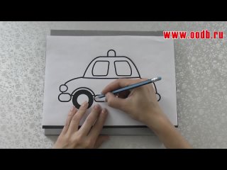 «Автомобильчик Бип» мастер класс в технике японского рукоделия Кинусайга
