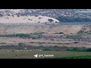 ️Hamas releases footage allegedly showing the destruction of two more Israeli Merkava tanks in the north Gaza Strip