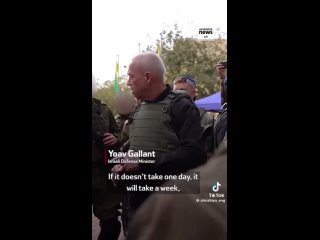 🇮🇱🇵🇸El ministro de defensa del apartheid sionista, Yoav Gallant, salió en un video equipado con un chaleco antibalas llamando al