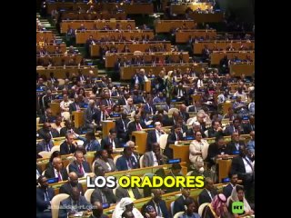 Scholz se dirige a una Asamblea de la ONU casi vacía