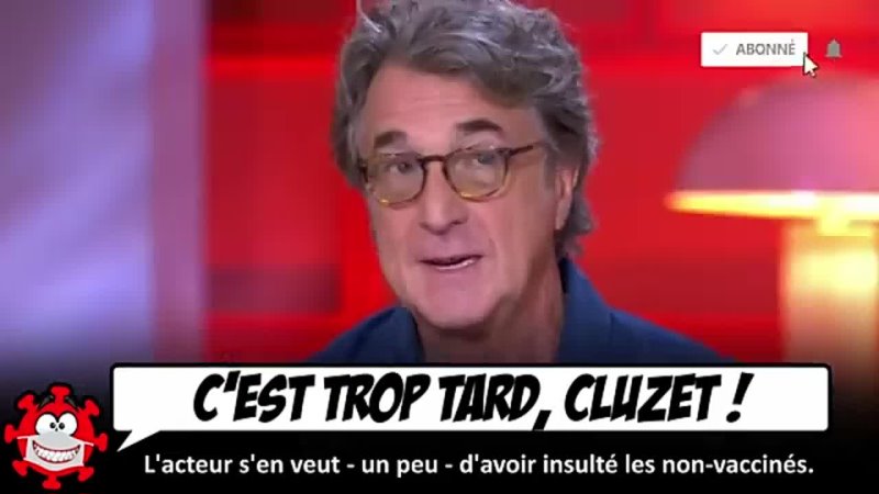 François Cluzet S'EXCUSE auprès des non-vaccinés. Et c'est pathétique.