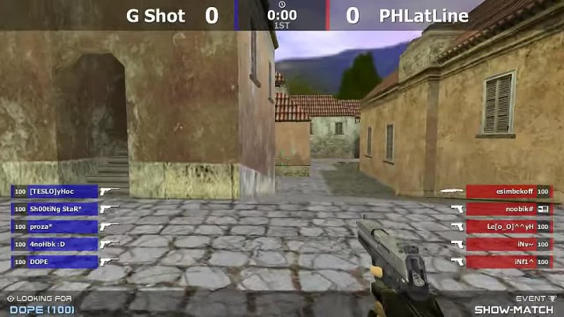 Stream cs 1. 6, , G Shot vs PHLat Line, , Show match by