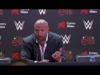 Triple H press conference immediately after WWE Clash at the Castle