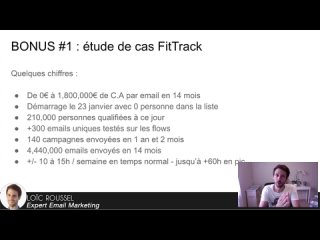 7 - Bonus 1 - Etude de cas dun Email Marketing à 2 Millions de CA