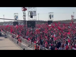 ️В Турции прошёл многотысячный митинг в поддержку Палестины. Участие в нем принял президент Реджеп Тайип Эрдоган. Главное из зая