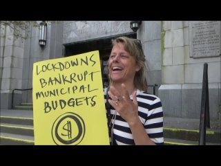 Coronavirus Lockdown Protest #2 in Vancouver - Susan Stanfield-Spooner