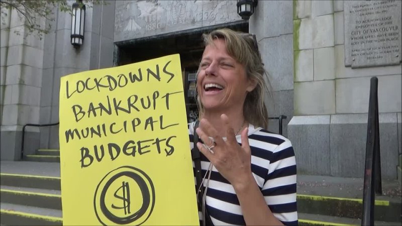 Coronavirus Lockdown Protest #2 in Vancouver - Susan Stanfield-Spooner