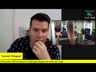 Hernán Ortigoza - Clase de COLORIMETRIA BALAYAGE chunky EN DIRECTO