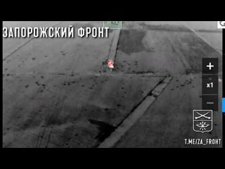 Кадры ночной работы 503 мотострелкового полка по позициям ВСУ на Запорожском направлении