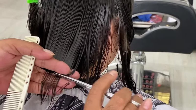 hair salon THANH LIÊ M Aca hair cut. Bob. kỷ thuật cắt tóc bob thực hiện trên salon hair cut,