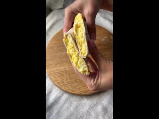 Белково-сырной ролл на завтрак