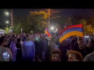 Армяне вышли на антироссийский митинг