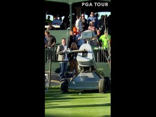 С роботами теперь можно и в гольф играть. Робот-гольф LDRIC стал звездой первого раунда WM Phoenix Open 2016