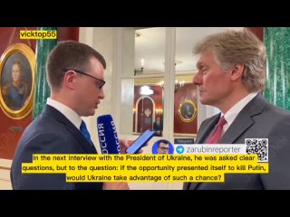 Peskov about Zelensky’s threats against Putin