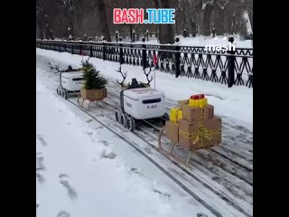 🇷🇺 Праздничные роботы-доставщики рассекают по Москве