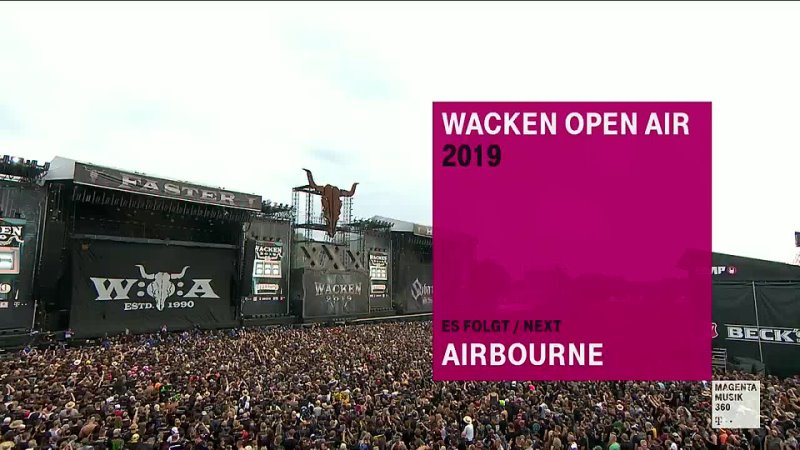 Airbourne –  Live Wacken 2019 / HD