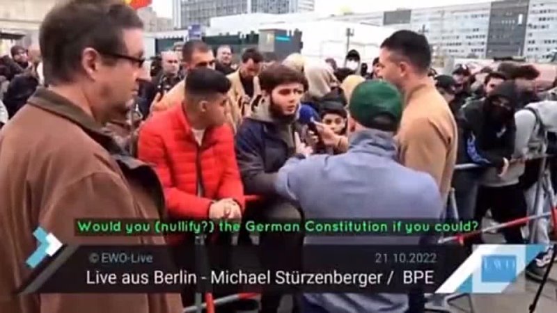 When Muslims are in the majority, we will take control of Germany by force. Sharia law will replace German