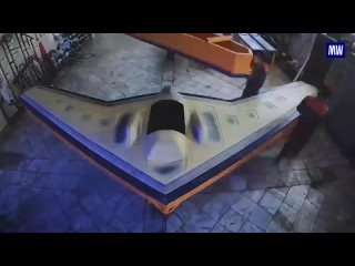 Production of the Shahed-171 UAV and footage of its operation