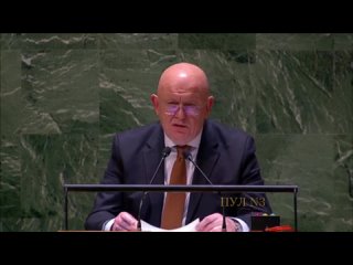 Russian Permanent Representative Nebenzya - at the UN General Assembly special session on the Palestinian question: I cannot hel