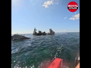 В Крыму уничтожили останки затонувшего сухогруза “Ибрагим-Яким“