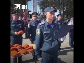 ️Курсанты Донецкого института противопожарной службы МЧС России приняли присягу