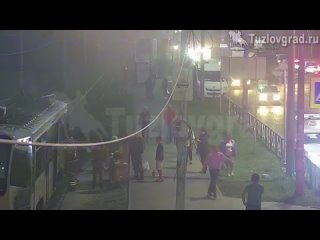 В Новочеркасске загорелся трамвай во время движения
