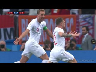Киран Триппьер гол Хорватии ЧМ-2018 1/2 финала, Kieran Trippier goal 2018 World Cup 1/2 final