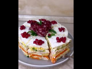 «Закусочный торт с лавашом»