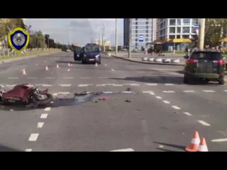 Мотоциклист погиб после столкновения с легковым авто