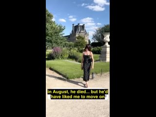 A Ukrainian woman proudly tells how she first buried her lover, who died in Ukraine, and then married an Arab in France