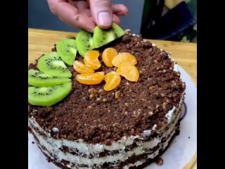 Вкусный и быстрый торт без выпечки  | Видео от Делай торты! (рецепты, мастер-классы)