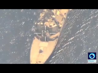 🇮🇷🇺🇸 Un dron iraní siguió a un buque de guerra estadounidense durante 24 horas