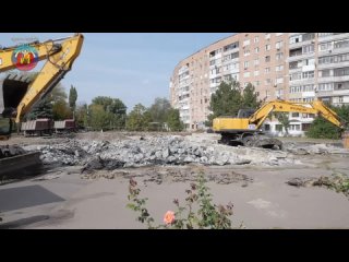 В Луганске приступили к реконструкции общественного пространства в районе городка завода “ОР“, первый этап завершится уже в этом
