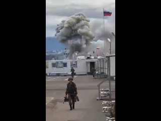 Уничтожение азербайджанцами склада боеприпасов российских миротворцев в Нагорном Карабахе.