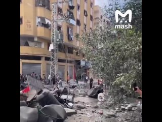 El ejército israelí bombardea rascacielos en la Franja de Gaza. El número de muertos por los ataques de hoy ascendió a 198 perso