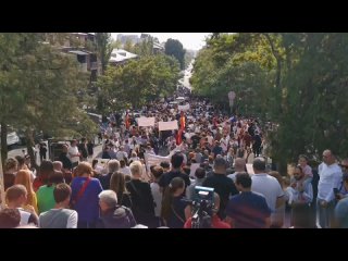 ️ ️En Armenia se está celebrando una manifestación en apoyo del ex ministro de Estado de la república no reconocida de Nagorno-K