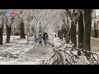 В ДНР тысячи людей без света из-за непогоды