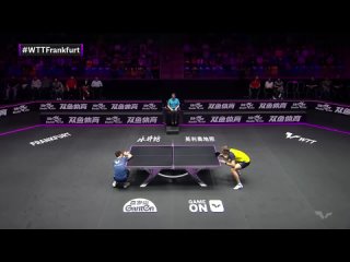 Mattias Falck vs Dimitrij Ovtcharov | WTT Champions Frankfurt 2023 | R16