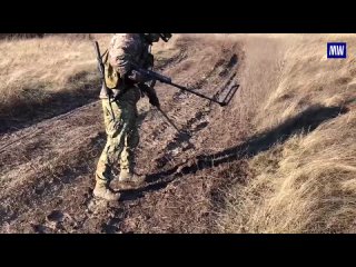 Sappers of the Airborne Forces daily clear a large number of mines and ammunition in the liberated territories near Artyomovsk