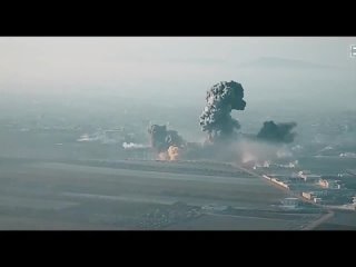Взрыв ОДАБ-500П где-то на объекте террористов в Сирии