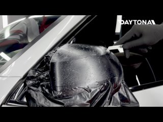 Виниловая пленка Структурный Кованый Карбон Черный DAYTONA