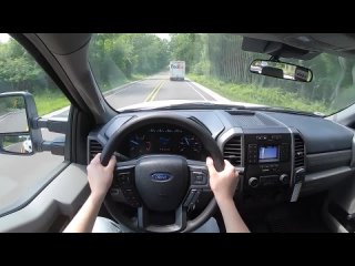 2021 Ford F-350 6.7 Powerstroke Dually - POV Test Drive (Binaural Audio)