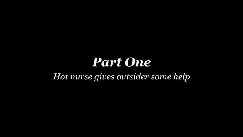 Hot nurse gives outsider some