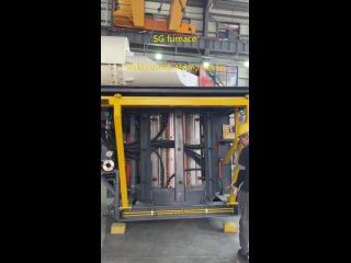SHENGUANG Sales Medium Frequency Induction Melting Furnace Hydraulic Tilting 500kg 750kg Iron Smelt Furnace Price