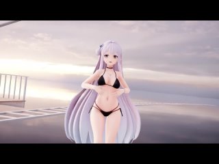 【MMD】(G)I-DLE - LATATA [Misono Mika Bikini - Blue Archive]