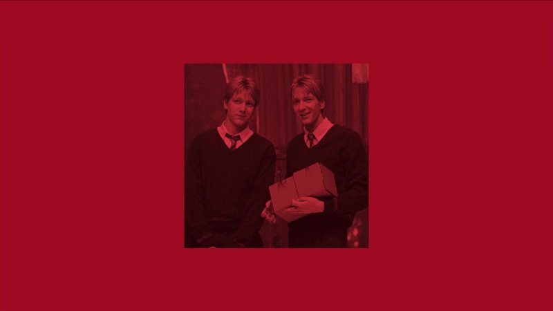 If the Weasley twins made the playlist for the Qudditch after party 𝕒