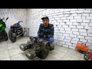 [MotoGO] ЧЕТЫРЕХЦИЛИНДРОВЫЙ ДНЕПР МТ / ДВА двигателя ДНЕПР в ОДИН.  Часть 1