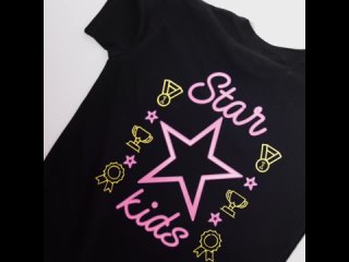 💫Брендированные детские футболки для танцевальной студии Star Kids – стиль и комфорт для маленьких звезд!ё1